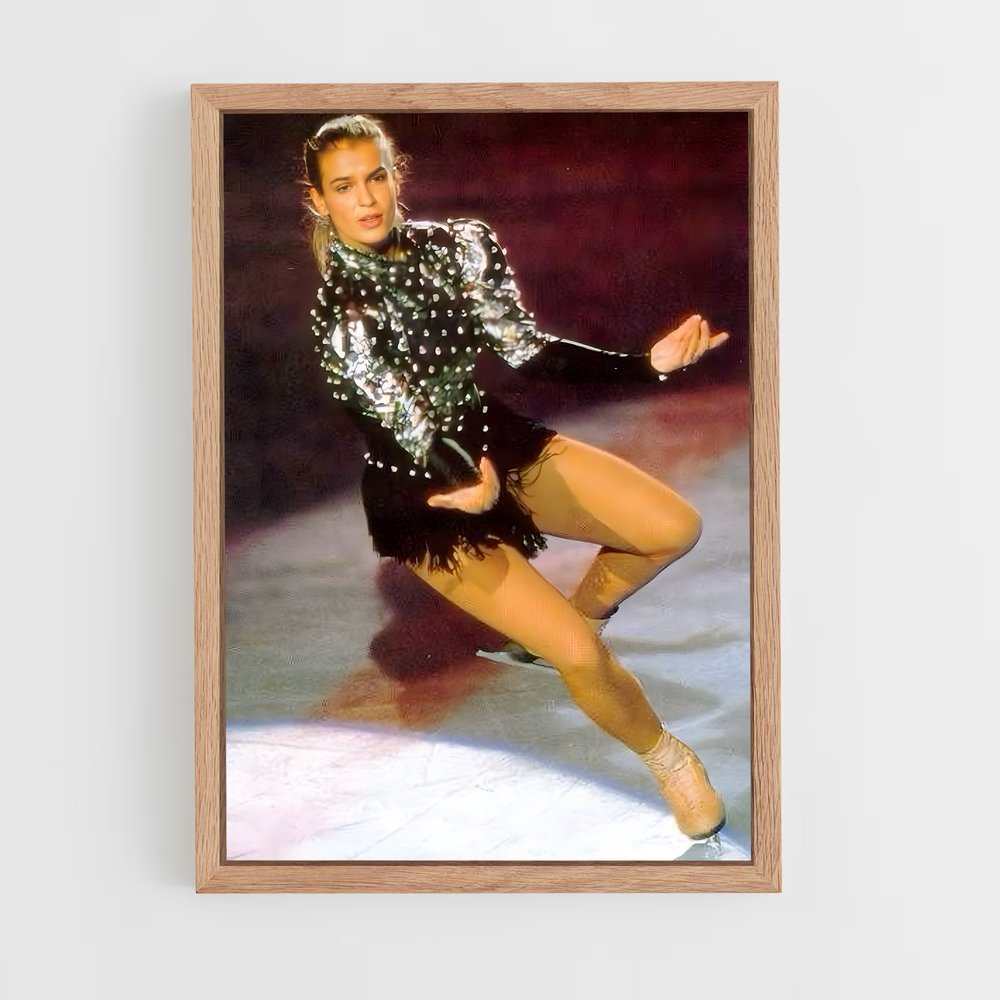 Poster Katarina witt pirouette – affiche Patinage artistique (vue 4)